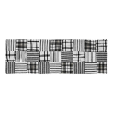 Sawyer Mill Black Runner Quilted 8x24 - The Fox Decor
